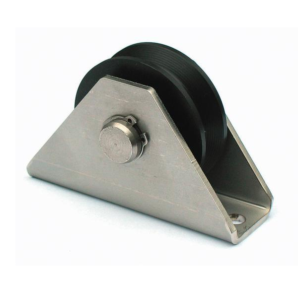 webi type ETT-160 - galvanised cast iron pulley with pressed steel bracket - ETTER